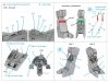 Quinta Studio QD48303 Harrier Gr.1/Gr.3 Early 3D-Printed & coloured Interior on decal paper (Kinetic) 1/48
